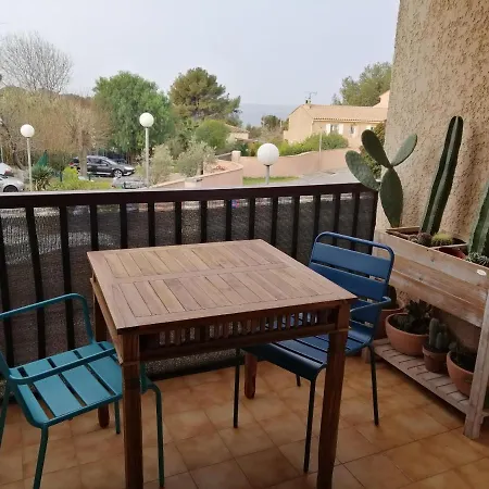 Les Gorguettes, Avec Terrasse Vue Mer, A 10 Min A Pieds De La Lägenhet Sanary-sur-Mer