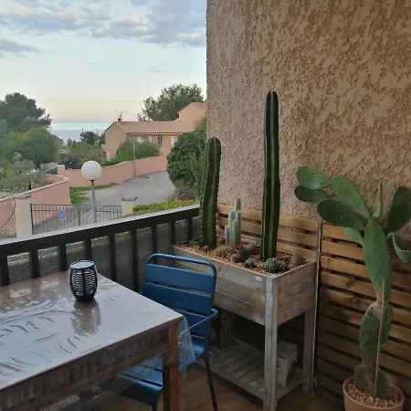 Lägenhet Les Gorguettes, Avec Terrasse Vue Mer, A 10 Min A Pieds De La *